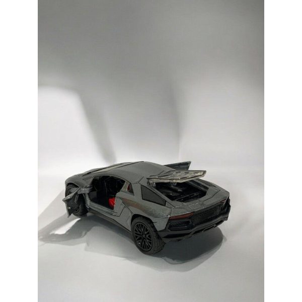 Die Cast Lamborghini Grey 12cm For Cheap