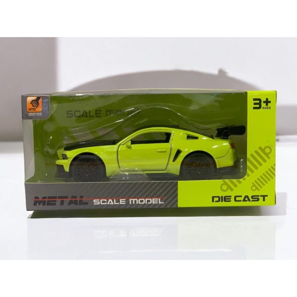 Die Cast Ford Mustang Orange Green 12cm Discount