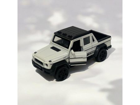 Die Cast Mercedes Pick Up White 12cm For Cheap