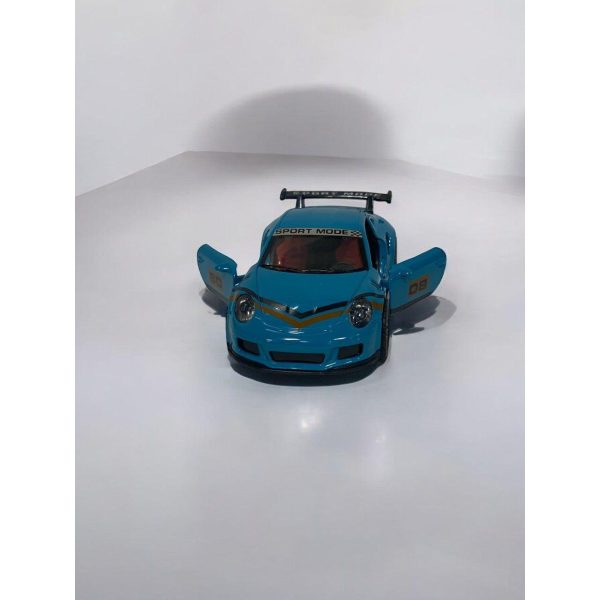 Die Cast Porsche Blue Black Gold 12cm Online now