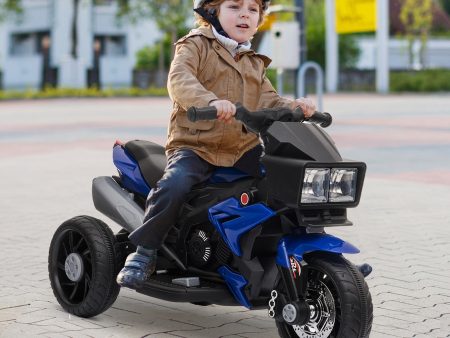 Kids Electric Pedal Motorcycle Ride-On Toy 6V Battery Powered For Discount