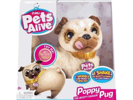 Zuru Pets Alive Pug Shaking Pug 9521 Hot on Sale