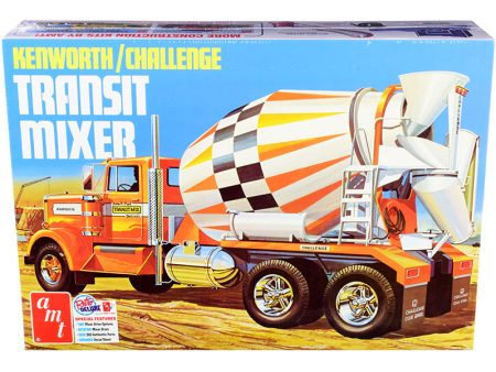 Skill 3 Model Kit Kenworth   Challenge Transit Cement Mixer Truck 1 25 Supply