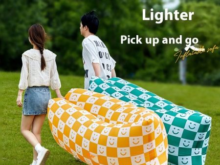 Lazy Sofa Outdoor Camping Music Festival Inflatable Foldable One-minute Inflatable Portable Seat Sale