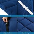 Quilted Cot Mattress Topper - 75  x 30 , 2 Pack, Soft and Thicker Cot Pad Only, for Camping Cot Rv Bunk Narrow Twin Beds, Navy For Cheap