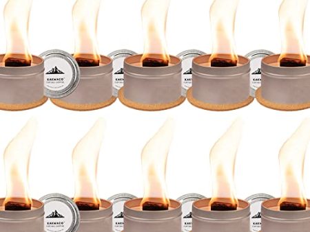 8 Pack of Tabletop Portable Campfire Mini Fire Pit S Mores Maker, Convenient and Portable Bonfire Birthday Christmas Set, Great for Picnics, Party and Home Indoor Decoration (with 8 Cork pad) Online Hot Sale