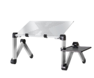 Laptop Table Stand With Adjustable Folding Ergonomic Design Stand Notebook Desk For Ultrabook Netbook Or Tablet With Mouse Pad Online Sale