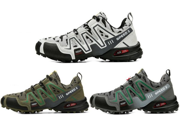 Men Hiking Shoes Climbing Male Sports Shoes Work Safety Toe Tactical Non-Slip Durable Trekking Sneakers Mens Footwear on Sale