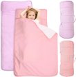 2 Pack Toddler Nap Mat with Pillow and Blanket Online