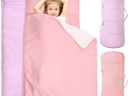 2 Pack Toddler Nap Mat with Pillow and Blanket Online