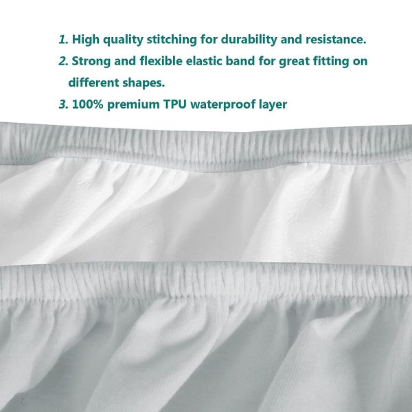 Waterproof Changing Pad Cover - 2 Pack, Ultra-Soft Microfiber, Smooth & Breathable, Grey Online now