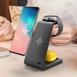 3 In 1 Fast Charging Station Wireless Charger Stand Wireless Quick Charge Dock For Phone Holder For Sale