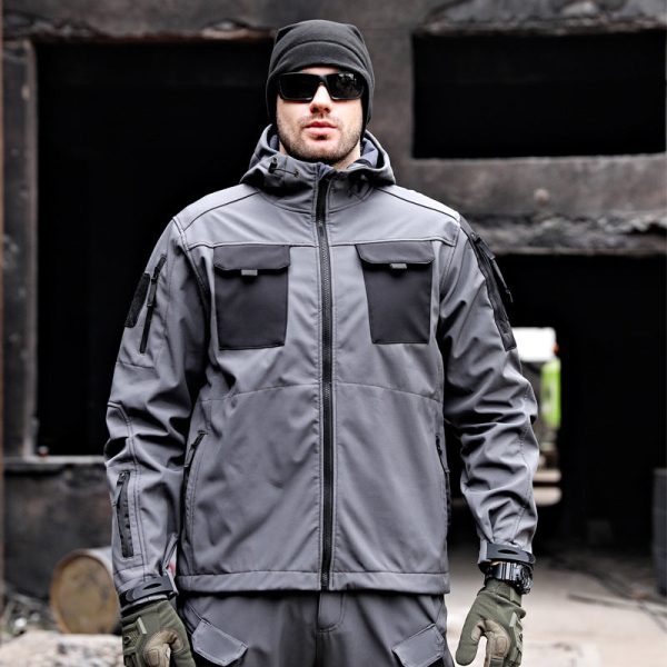 Tactical Soft Shell Jacket Tactical Windbreaker Waterproof Outdoor Online Sale