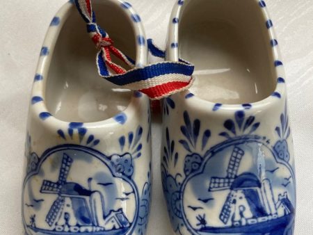 Delft Ceramic Clogs For Discount