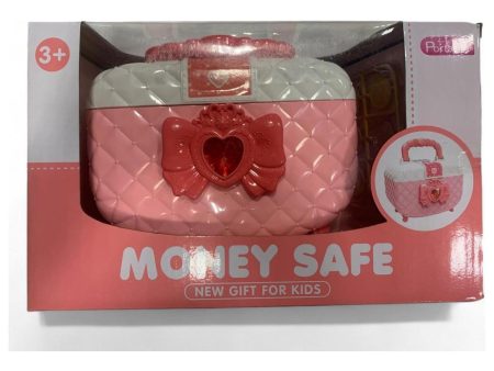 Money Safe Piggy Bank Pink Heart Cheap