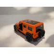 Die Cast Jeep Wrangler Orange 12cm For Discount