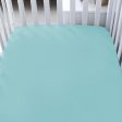 Crib Sheet - 2 Pack, Ultra Soft Microfiber, Aqua & White (for Standard Crib  Toddler Bed) Online