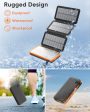 Hiluckey Solar Charger 25000mAh, Outdoor USB C Portable Power Bank with 4 Solar Panels, 3A Fast Charge External Battery Pack with 3 USB Outputs Compatible with Smartphones, Tablets, etc. Online Hot Sale