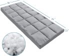 Quilted Cot Mattress Topper - 75  x 30 , Soft and Thicker Cot Pad Only, for Camping Cot Rv Bunk Narrow Twin Beds, Grey Online Hot Sale