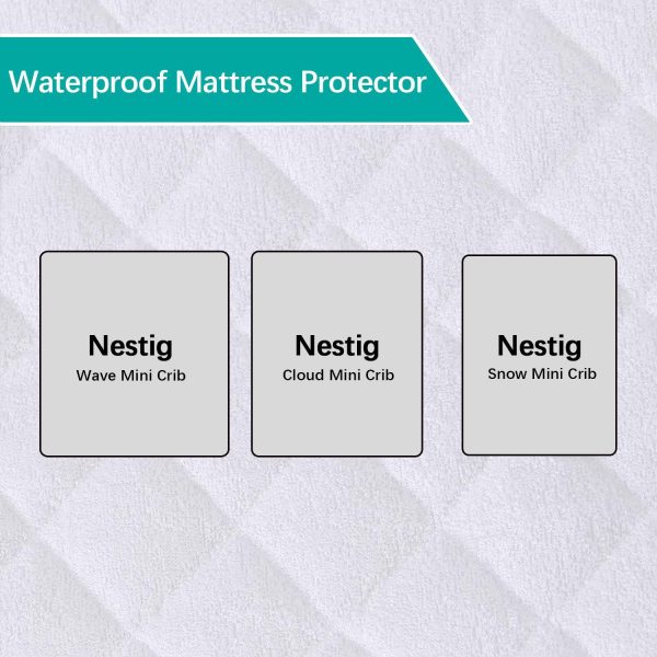 Cotton Sheet Compatible with Nestig Mini Crib - 2 Pack Online Hot Sale