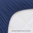 Crib Sheet - 2 Pack, Ultra Soft Microfiber, Navy Cloud & Grey Arrow (for Standard Crib  Toddler Bed) Discount