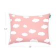 Toddler Pillow - 14  x 19 , Multi-Use, Soft & Skin-Friendly, Pink Cloud Supply