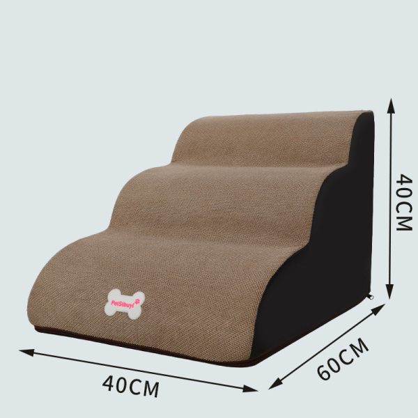 Small Dog Teddy On The Sofa To Bed Climbing Ladder Slope Model Online