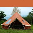 Yurt Tent Outdoor Camping Pyramid Chimney Sunscreen Fashion