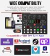 Podcast Equipment Bundle, BM800 Podcast Microphone Bundle with V8s Voice Changer, Condenser Microphone Recording Studio Package for Podcasting Live Streaming Singing PC Mobile TikTok YouTube For Cheap