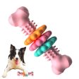 Dog Chew Toy Dog Bone Type  Dogs Teeth Cleaning Toys Indestructible TPR Bone Chewing Bite Resistant Teething Toys  Pet Products Supply