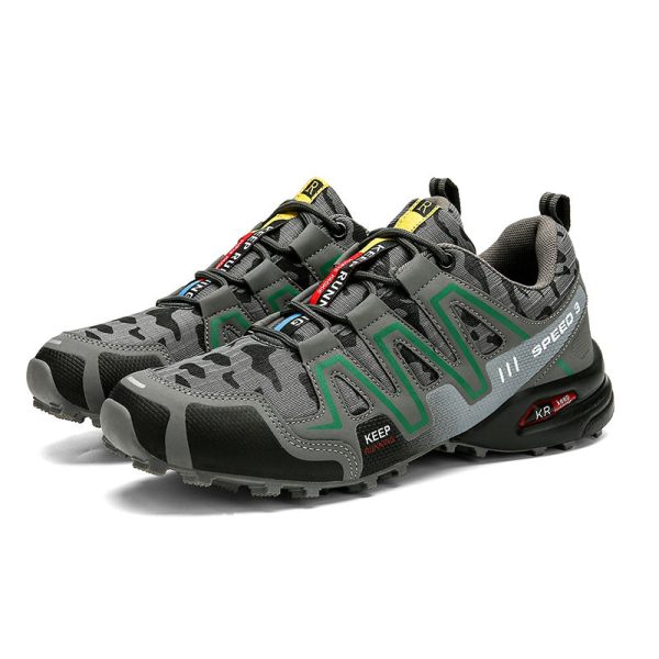 Men Hiking Shoes Climbing Male Sports Shoes Work Safety Toe Tactical Non-Slip Durable Trekking Sneakers Mens Footwear on Sale