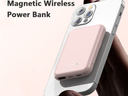 Mini Fast Charging Magnetic Wireless Power Bank 5000 MAh Portable Sale