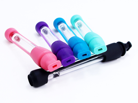 Creative And Portable Silicone Glass Pipe Online