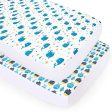 Crib Sheet - 2 Pack, Ultra Soft Microfiber, Whale (for Standard Crib  Toddler Bed) on Sale