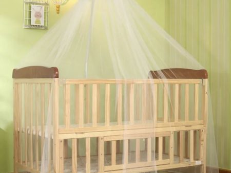 Baby wooden cot crib - brown For Discount