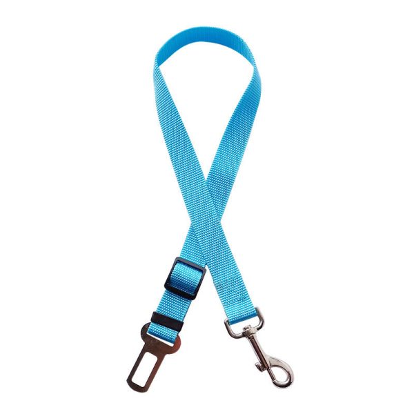 Adjustable Pet Cat Dog Car Seat Belt Pet Seat Vehicle Dog Harness Lead Clip Safety Lever Traction Dog Collars Dogs Accessoires Pets Products Online