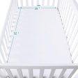 Waterproof Crib Sheet - 2 Pack, Ultra Soft Microfiber, White & Grey (for Standard Crib  Toddler Bed) Online