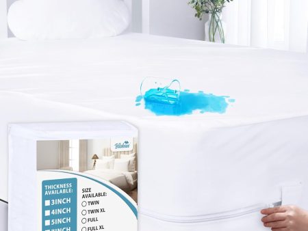 Box Spring Encasement, 7  9 , Waterproof, Zippered Mattress Protector Cover Online now