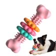 Dog Chew Toy Dog Bone Type  Dogs Teeth Cleaning Toys Indestructible TPR Bone Chewing Bite Resistant Teething Toys  Pet Products Supply