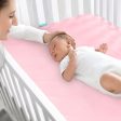 Waterproof Crib Sheet - 2 Pack, Ultra Soft Microfiber, Grey & Pink (for Standard Crib  Toddler Bed) For Cheap