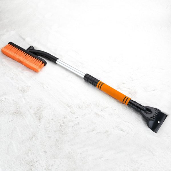 Car Cleaning Brush Ice Scraper Detachable Snow Shovel Brush Dust Remove Brush Auto Windshield Extendable Snow Brush Foam Handle For Sale