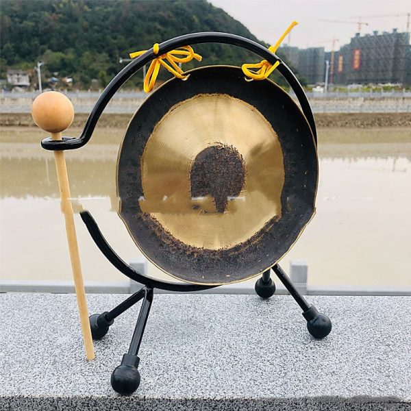 16CM Diameter With Frame Copper Gong Kindergarten Music Equipment Discount