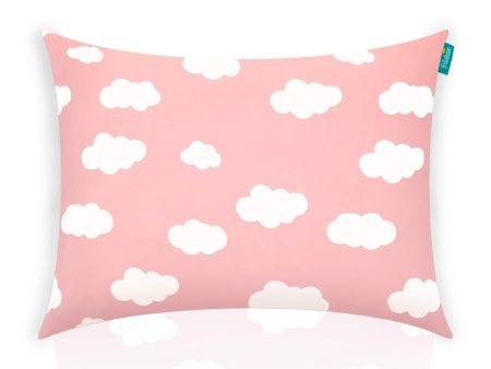 Toddler Pillow - 14  x 19 , Multi-Use, Soft & Skin-Friendly, Pink Cloud Supply