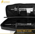 VOTAGOO Double Rifle Case Gun Bag, Safely Long-Barrel Firearm Transportation Cases  Locks, All-Weather Soft Tactical Range Bag Ackpack For Shotgun Spacious Heavy Duty on Sale