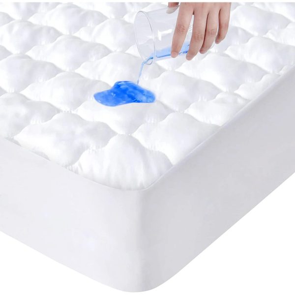 Queen Size Waterproof Mattress Protector Quilted, Breathable & Noiseless Mattress Pad Cover, Fitted with Deep Pocket Online Hot Sale