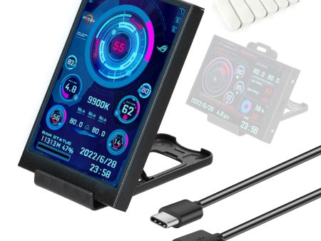 3.5-inch Computer Small Secondary Screen IPS Full View USB Chassis Monitor Date Display For Cheap