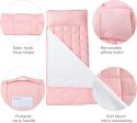 2 Pack Nap Mat with Pillow and Blanket for Toddlers, Nap Mats for Preschool Daycare, Quilted Kids Sleeping Bag for Girls Toddler Nap Mat, Durable & Machine Washable (Improved Thickness) Online