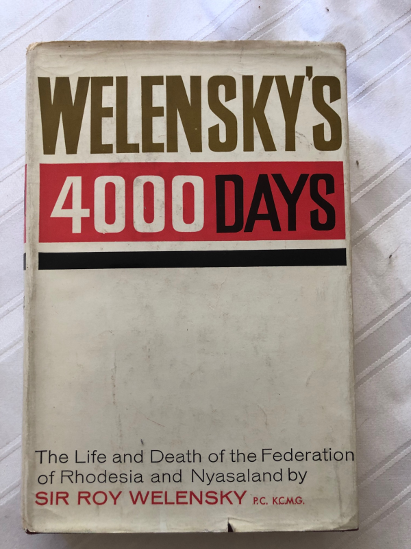 Welensky s 4000 Days  Cheap