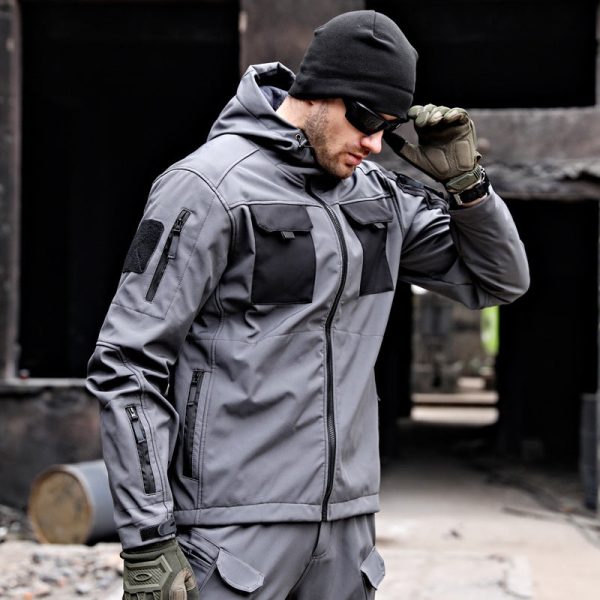 Tactical Soft Shell Jacket Tactical Windbreaker Waterproof Outdoor Online Sale