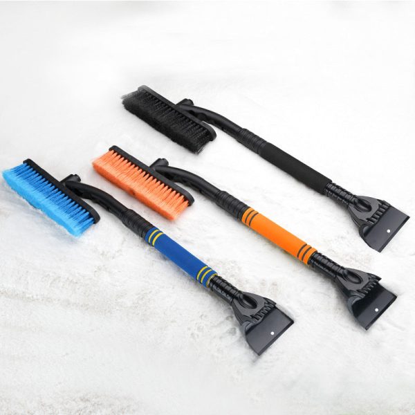 Car Cleaning Brush Ice Scraper Detachable Snow Shovel Brush Dust Remove Brush Auto Windshield Extendable Snow Brush Foam Handle For Sale